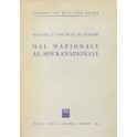 Nazione e comunità di nazioni. Dal nazionale al sovranazionale