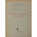 I rapporti di fatto con particolare riguardo al rapporto di lavoro