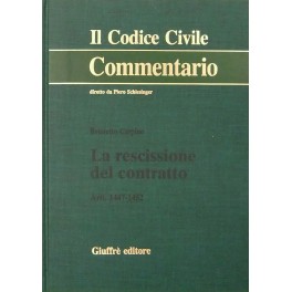 La rescissione del contratto. Artt. 1447-1452