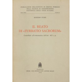 Il reato di turbatio sacrorum 