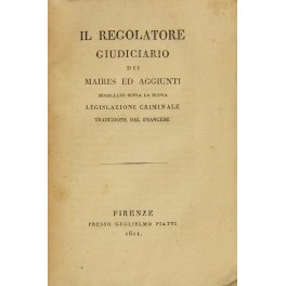 Il regolatore giudiciario dei Maires 