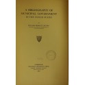 A bibliography of municipal government in the United States