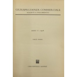 Giurisprudenza Commerciale Giurisprudenza Commerciale