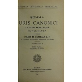 Summa iuris canonici in usum scholarum concinnata Summa iuris canonici in usum scholarum concinnata