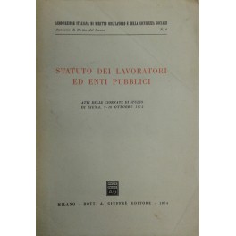 Statuto dei lavoratori ed enti pubblici