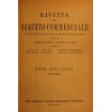 Rivista del Diritto Commerciale e del diritto generale delle obbligazioni. 