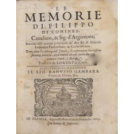 Le memorie di Filippo di Comines