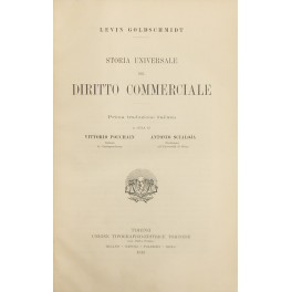 Storia universale del diritto commerciale Storia universale del diritto commerciale