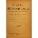 Rivista del Diritto Commerciale e del diritto generale delle obbligazioni. 