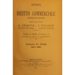 Rivista di Diritto Commerciale Industriale e Marittimo Rivista di Diritto Commerciale Industriale e Marittimo