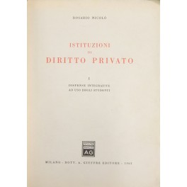 Istituzioni di diritto privato