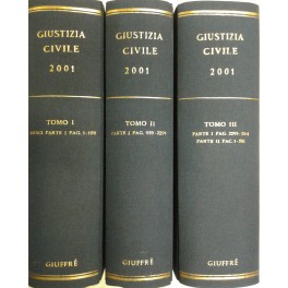 Giustizia Civile. Rivista mensile di giurisprudenza.