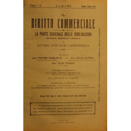 Il Diritto Commerciale e la parte generale delle obbligazioni Il Diritto Commerciale e la parte generale delle obbligazioni