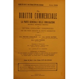 Il Diritto Commerciale e la parte generale delle obbligazioni Il Diritto Commerciale e la parte generale delle obbligazioni