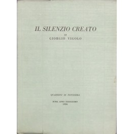 Il silenzio creato