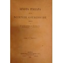 Rivista italiana per le scienze giuridiche