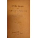 Rivista italiana per le scienze giuridiche
