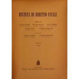 Rivista di diritto civile Rivista di diritto civile