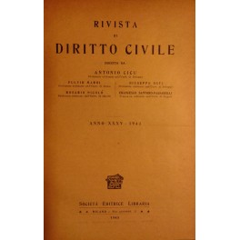 Rivista di diritto civile.