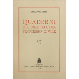 Quaderni del diritto e del processo civile. Vol. VI