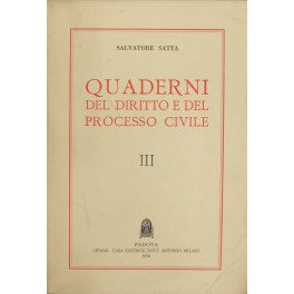 Quaderni del diritto e del processo civile. Vol. III