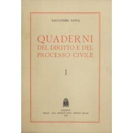 Quaderni del diritto e del processo civile. Vol. I