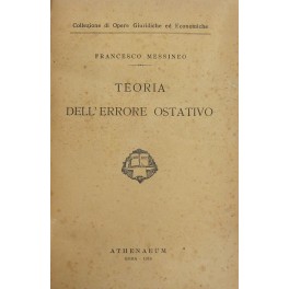 Teoria dell'errore ostativo