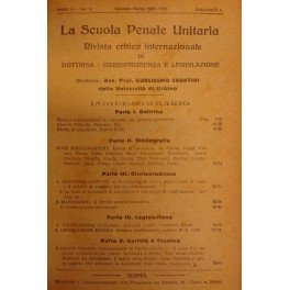 La scuola penale unitaria