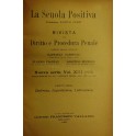 La Scuola Positiva. Rivista di diritto e procedura penale.