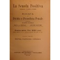 La Scuola Positiva. Rivista di diritto e procedura penale.