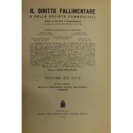 Il Diritto Fallimentare e delle società commerciali Il Diritto Fallimentare e delle società commerciali