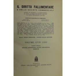 Il Diritto Fallimentare e delle società commerciali Il Diritto Fallimentare e delle società commerciali