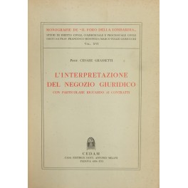 L'interpretazione del negozio giuridico 
