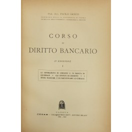 Corso di diritto bancario Corso di diritto bancario