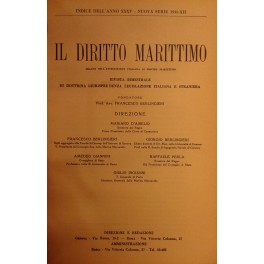 Il Diritto Marittimo. Rivista trimestrale 