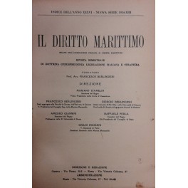 Il Diritto Marittimo. Rivista trimestrale Il Diritto Marittimo. Rivista trimestrale