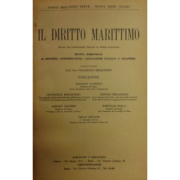 Il Diritto Marittimo. Rivista trimestrale 