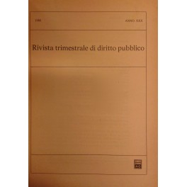 Rivista trimestrale di diritto pubblico. Rivista trimestrale di diritto pubblico.
