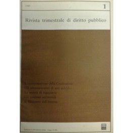 Rivista trimestrale di diritto pubblico