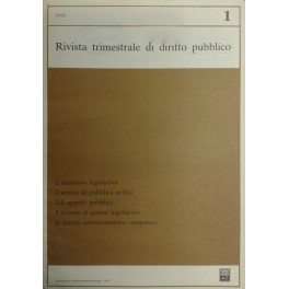 Rivista trimestrale di diritto pubblico. Rivista trimestrale di diritto pubblico.