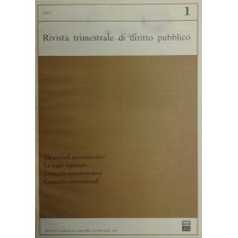 Rivista trimestrale di diritto pubblico. Rivista trimestrale di diritto pubblico.