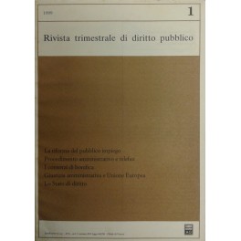Rivista trimestrale di diritto pubblico Rivista trimestrale di diritto pubblico
