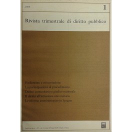 Rivista trimestrale di diritto pubblico Rivista trimestrale di diritto pubblico