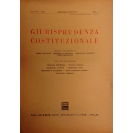 Giurisprudenza Costituzionale. 