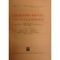 Giurisprudenza Costituzionale. 