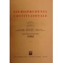 Giurisprudenza Costituzionale. 