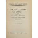 Comunicazioni e studi. 