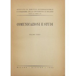 Comunicazioni e studi. Comunicazioni e studi.