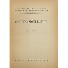 Comunicazioni e studi. 