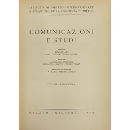 Comunicazioni e studi. 